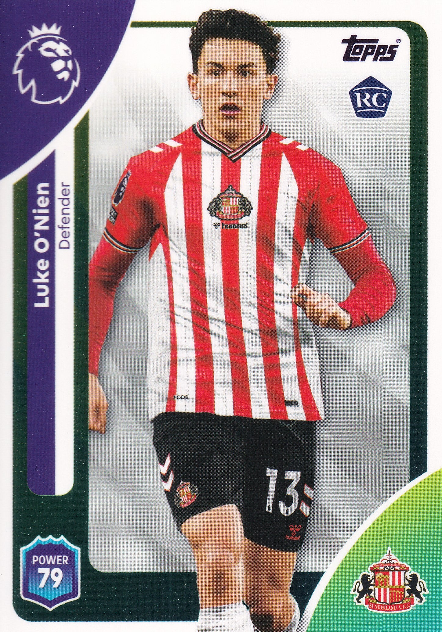 347. LUKE O'NIEN - SUNDERLAND - ROOKIE CARD