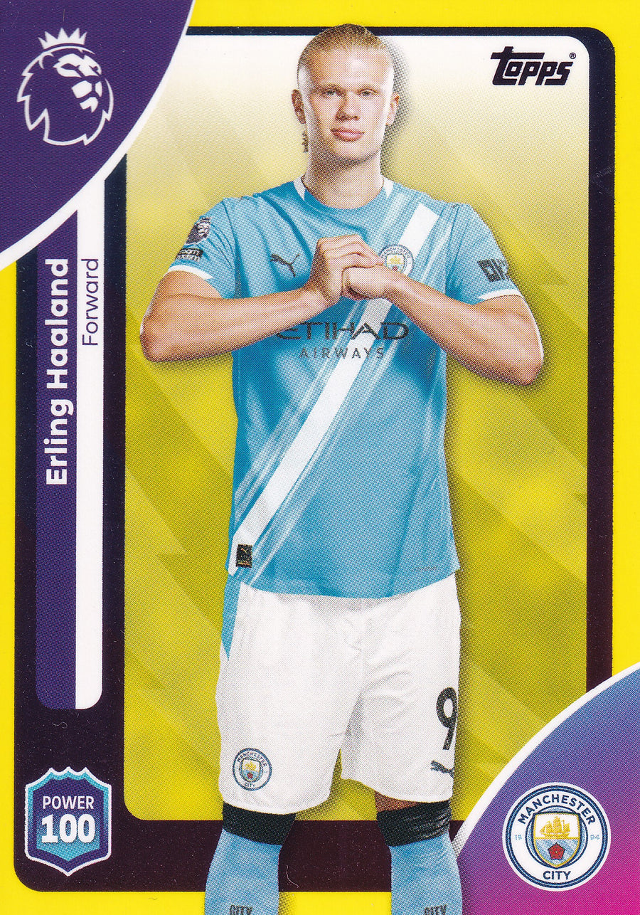 195. ERLING HAALAND - MANCHESTER CITY - YELLOW PARALLELL