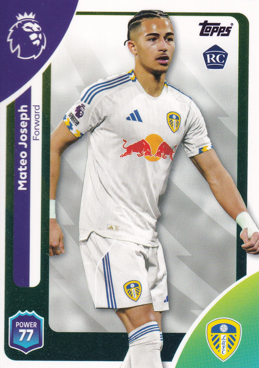 335. MATEO JOSEPH - LEEDS UNITED - ROOKIE CARD