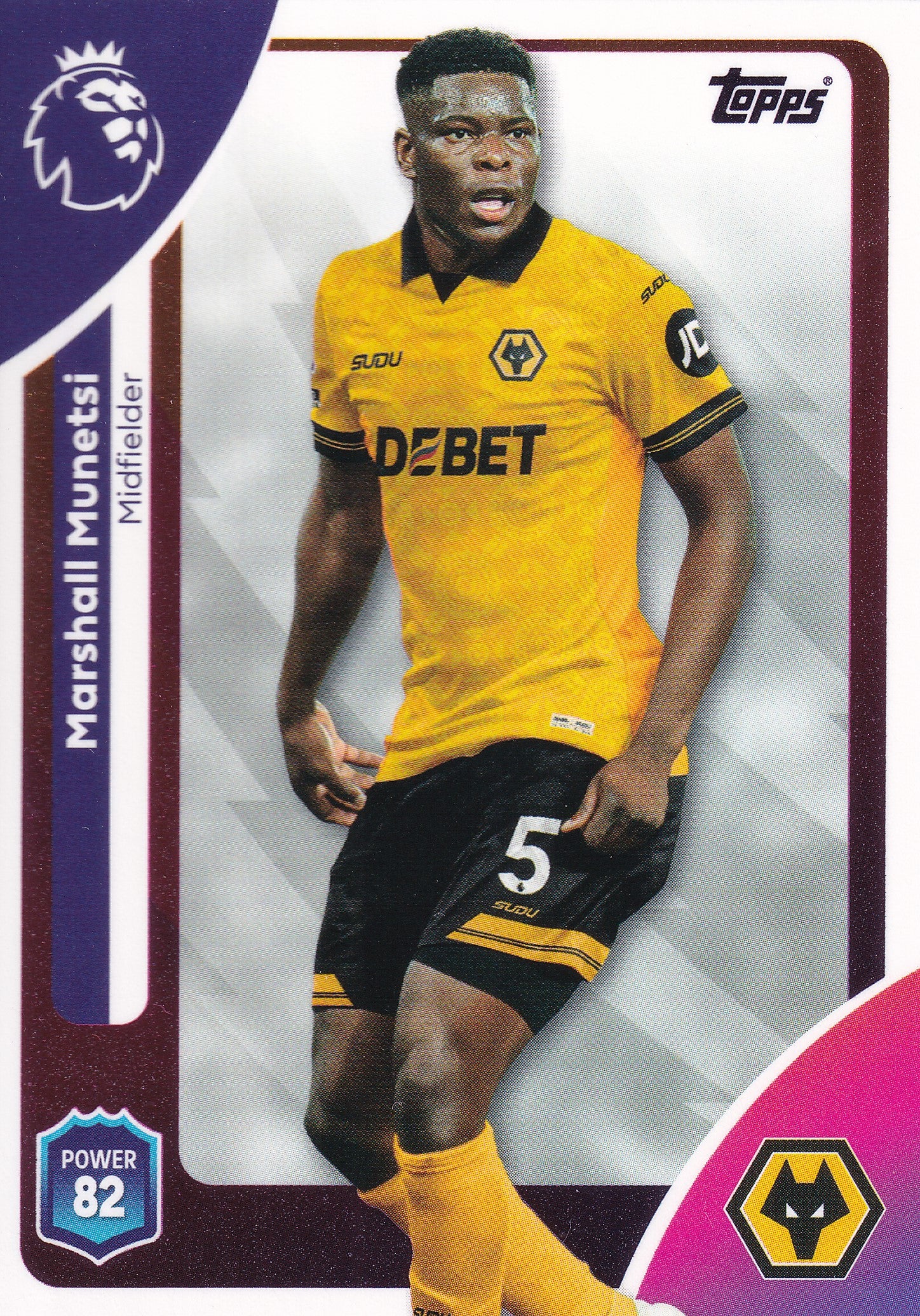296. MARSHALL MUNETSI - WOLVERHAMPTON WANDERERS