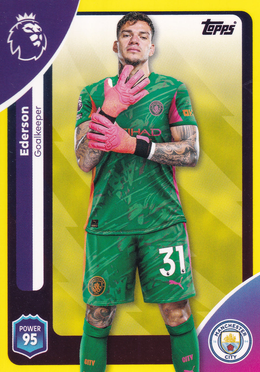 182. EDERSON - MANCHESTER CITY - YELLOW PARALLELL