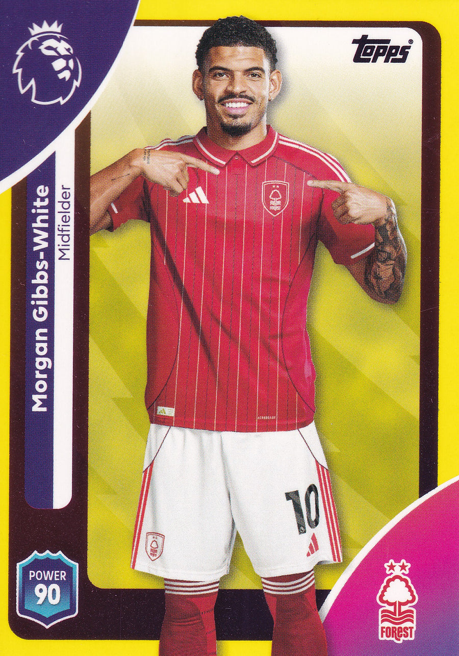 245. MORGAN GIBBS-WHITE - NOTTINGHAM FOREST - YELLOW PARALLELL