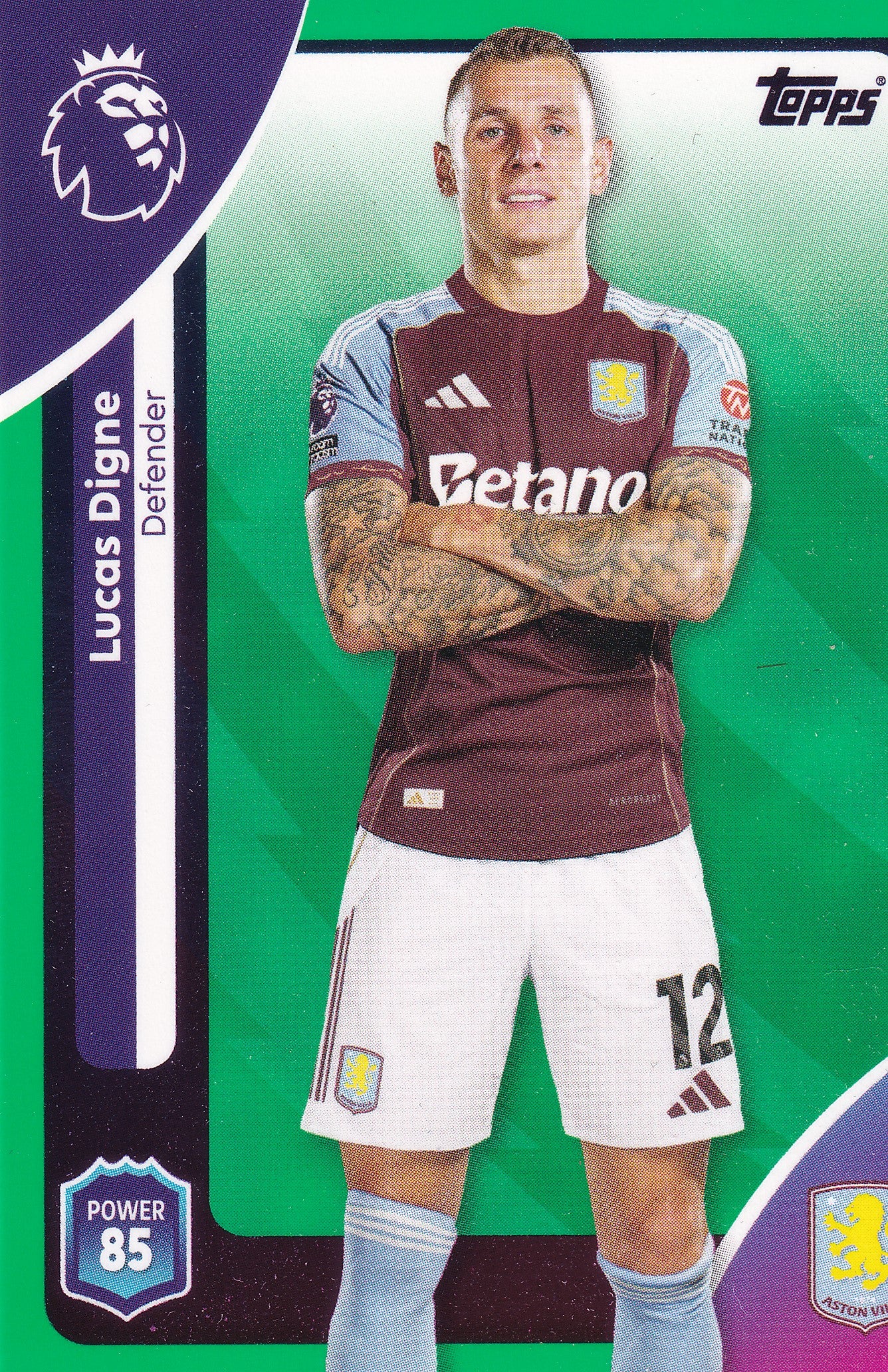 024. LUCAS DIGNE - ASTON VILLA - GREEN PARALLELL