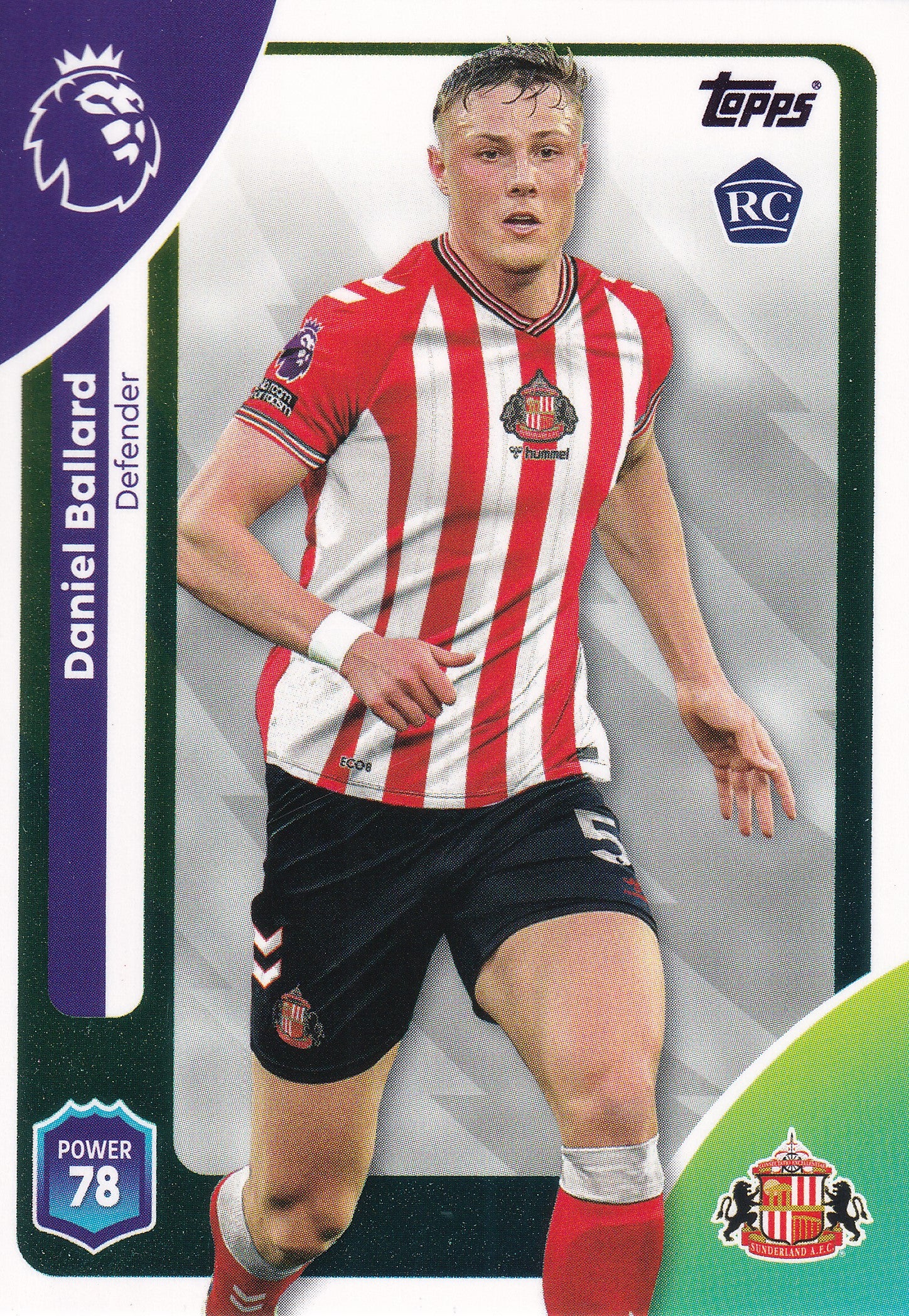 348. DANIEL BALLARD - SUNDERLAND - ROOKIE CARD