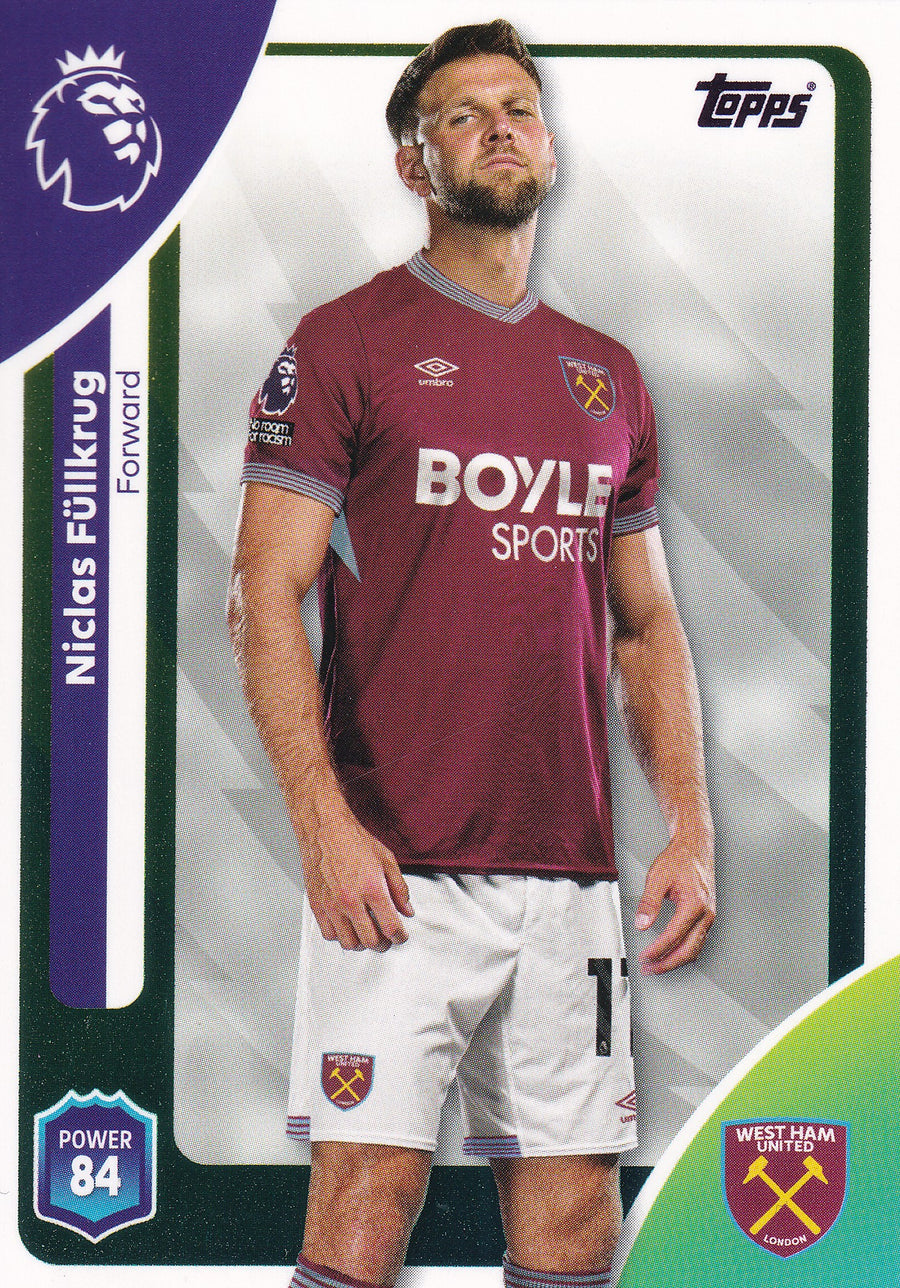 282. NICLAS FULLKRUG - WEST HAM UNITED