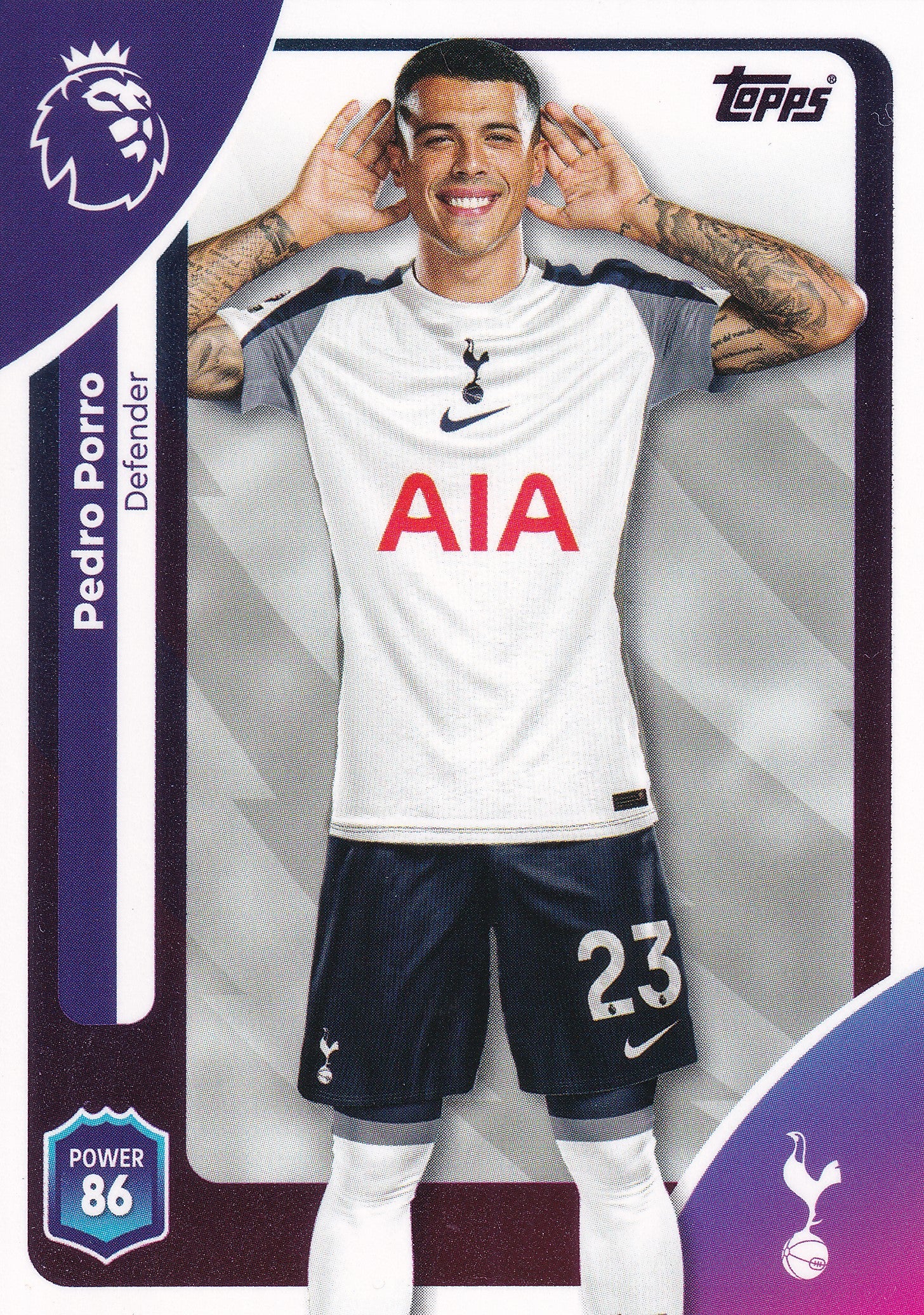 255. PEDRO PORRO - TOTTENHAM HOTSPUR