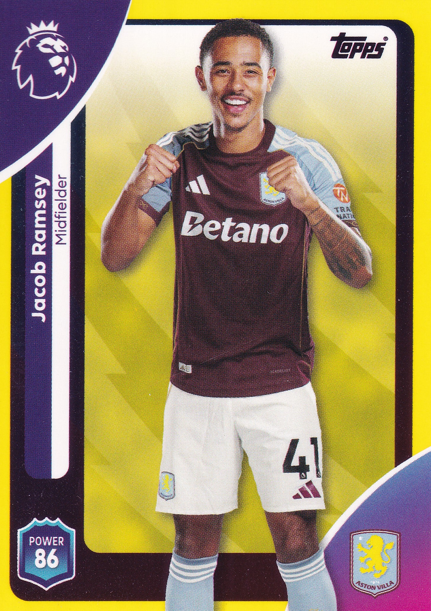 029. JACOB RAMSEY - ASTON VILLA - YELLOW PARALLELL