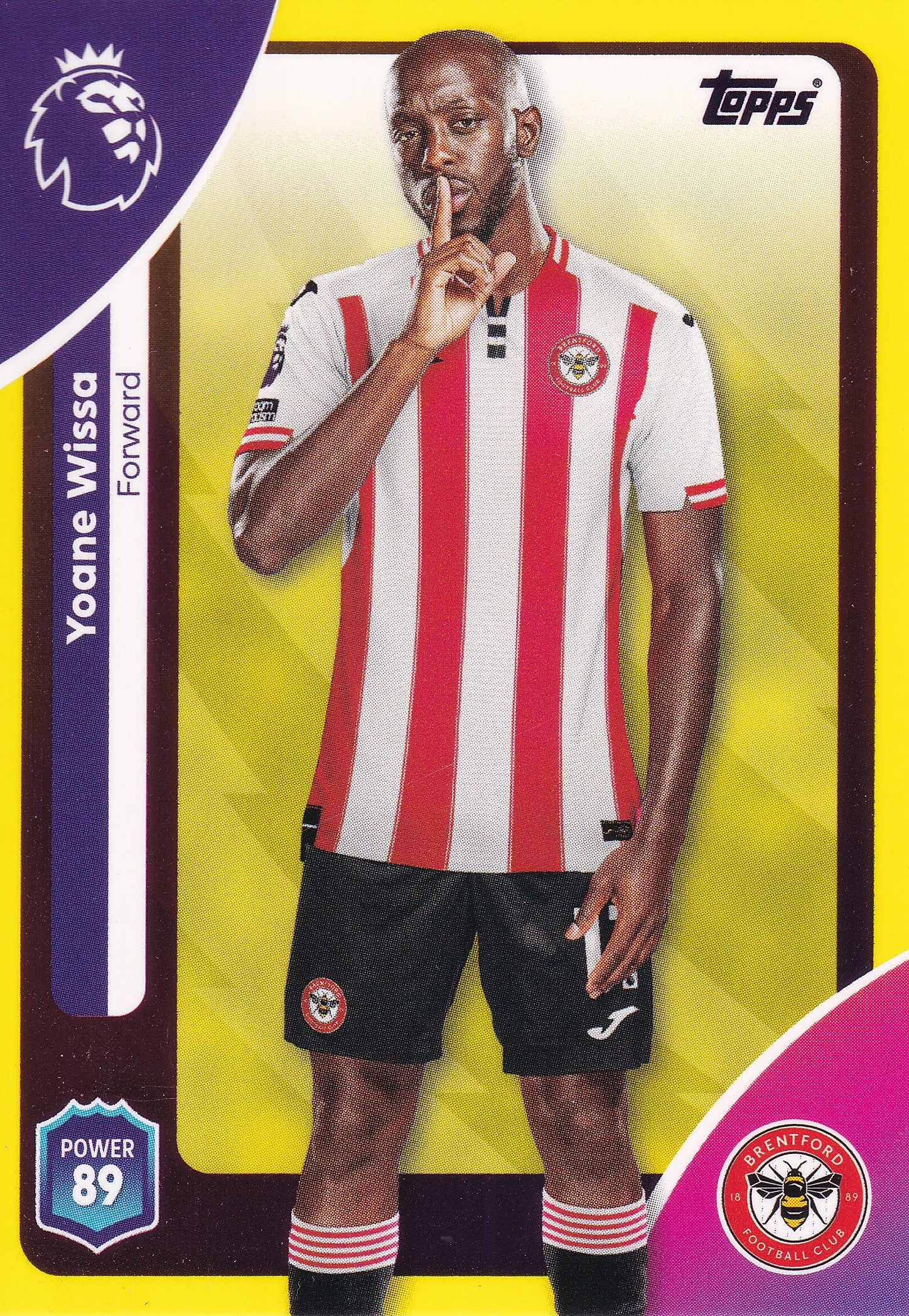 069. YOANE WISSA - BRENTFORD - YELLOW PARALLELL