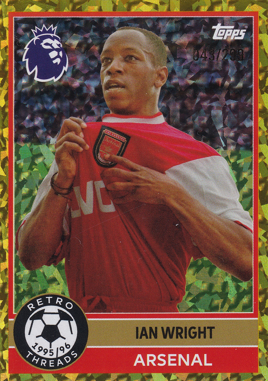 381. IAN WRIGHT - ARSENAL - RETRO THREADS 1995/96 /299