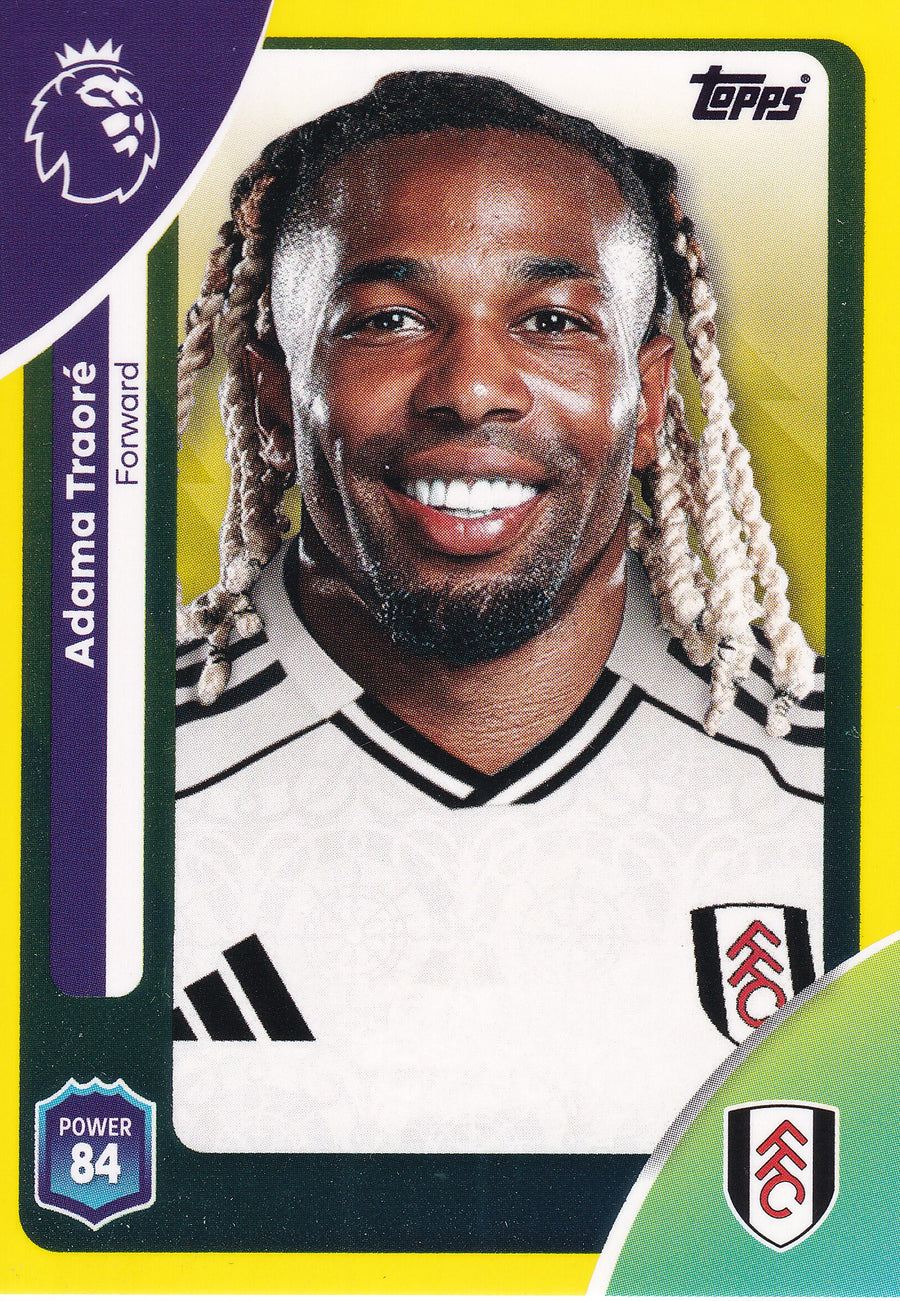 157. ADAMA TRAORE - FULLHAM - YELLOW PARALLELL