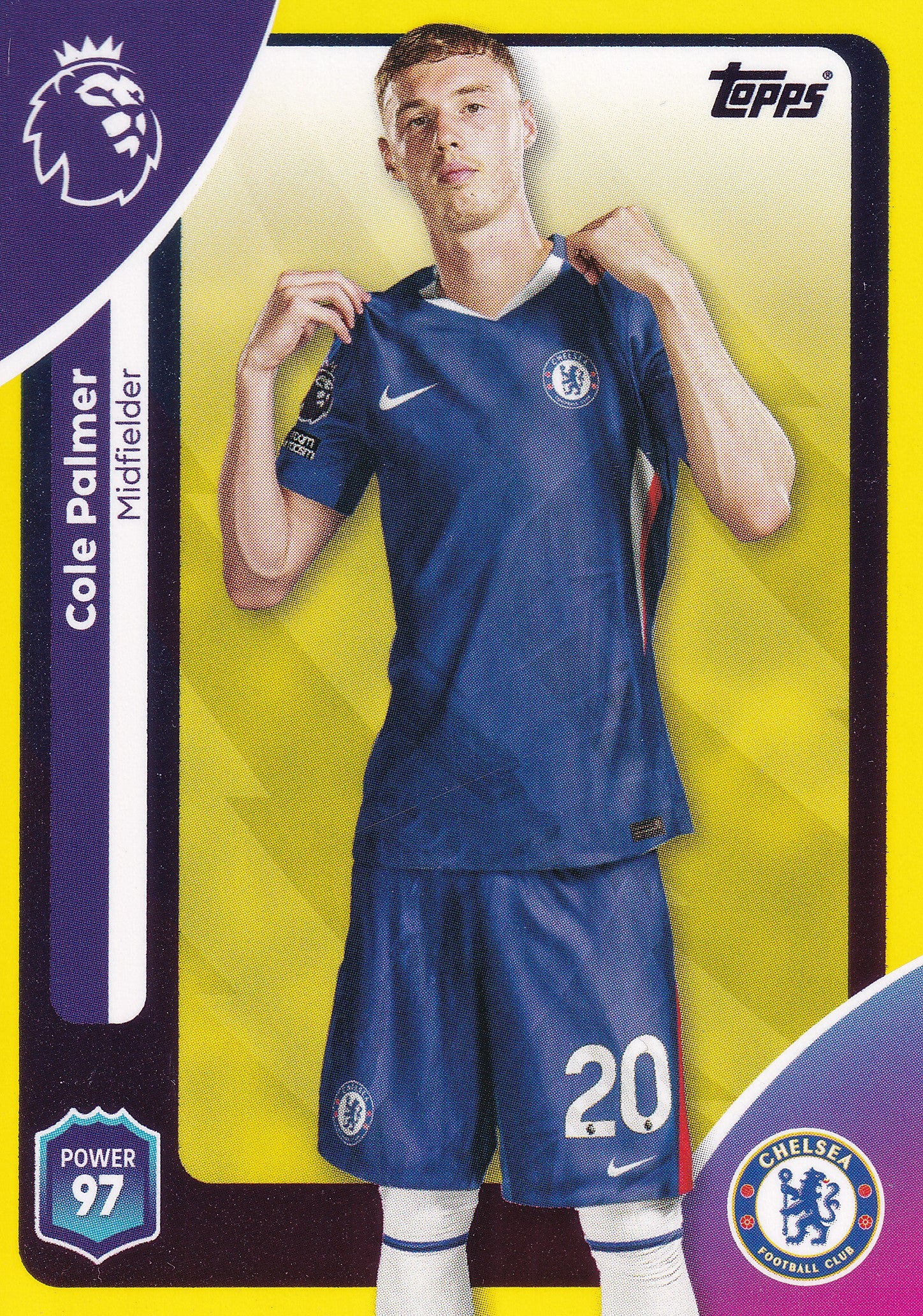 100. COLE PALMER - CHELSEA FC - YELLOW PARALLELL