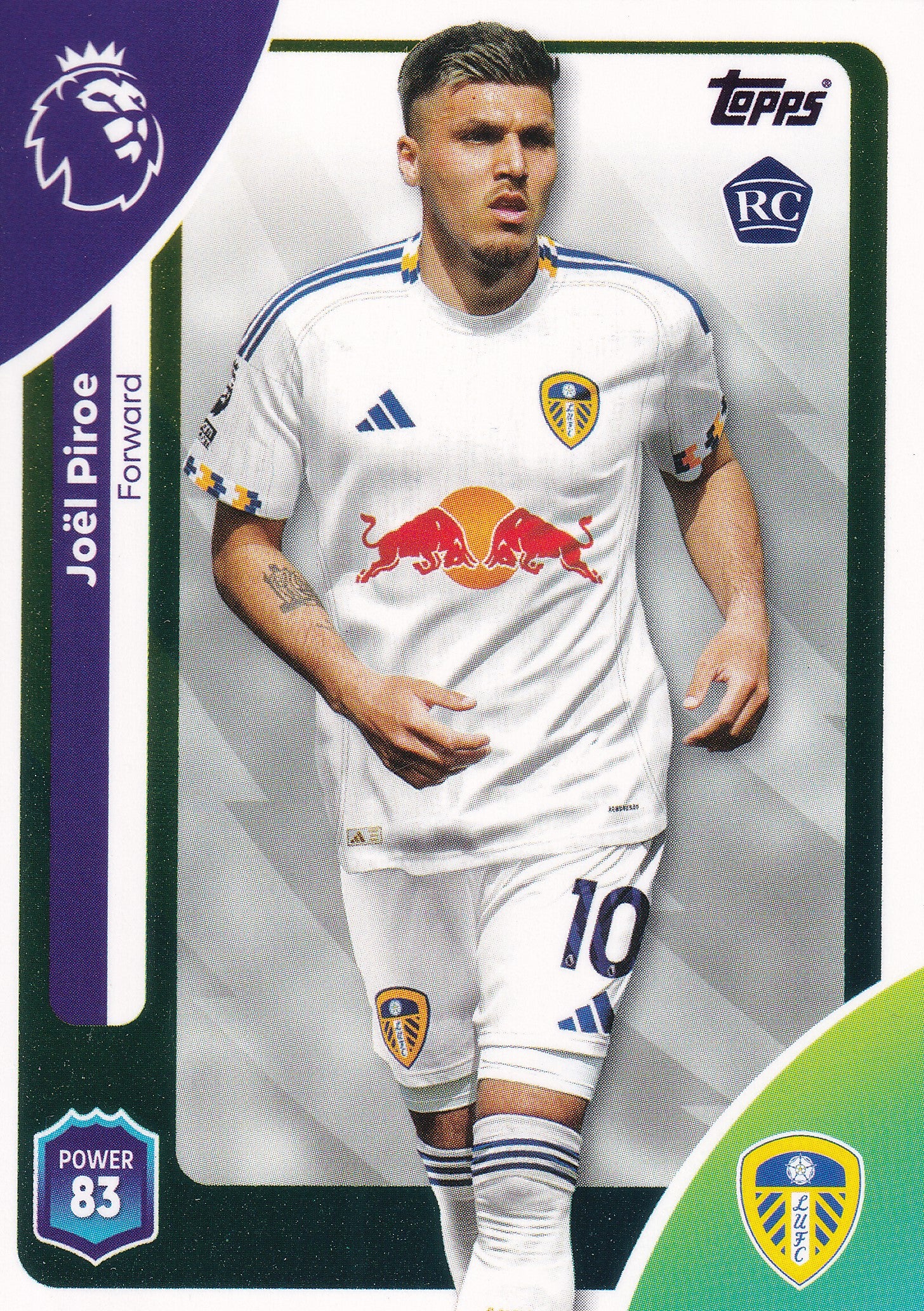 339. JOEL PIROE - LEEDS UNITED - ROOKIE CARD