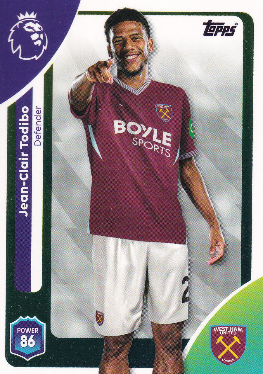 273. JEAN-CLAIR TODIBO - WEST HAM UNITED