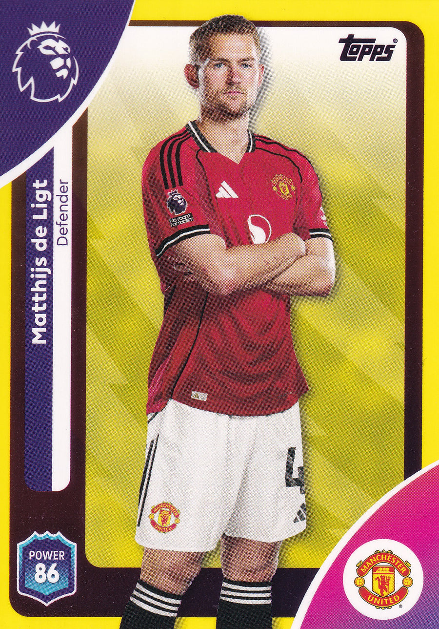 201. MATTHIJS DE LIGT - MANCHESTER UNITED - YELLOW PARALLELL