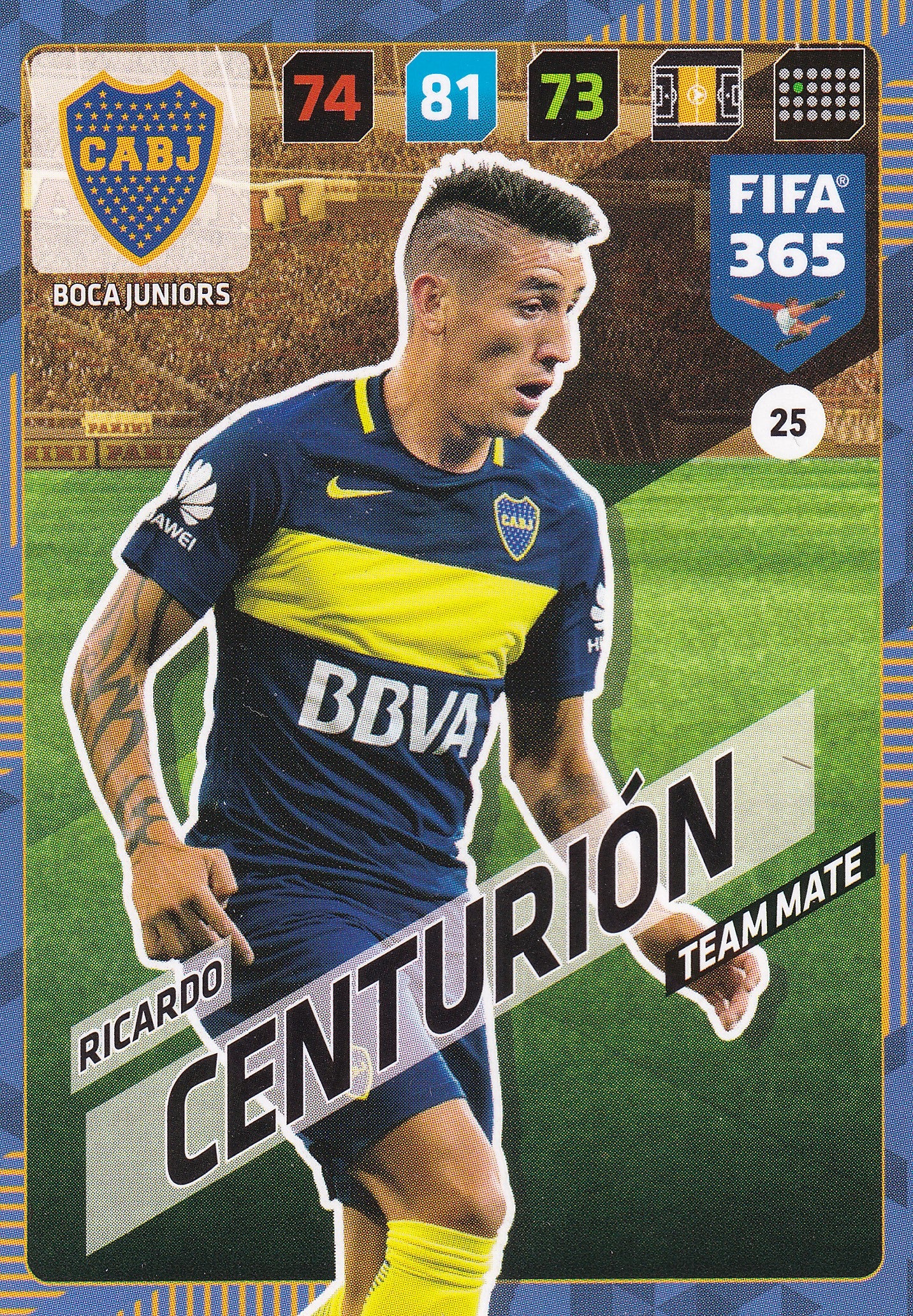 025. RICARDO CENTURIÓN - BOCA JUNIORS - TEAM MATE