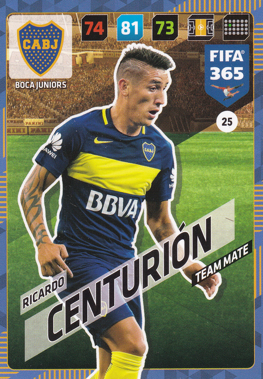 025. RICARDO CENTURIÓN - BOCA JUNIORS - TEAM MATE