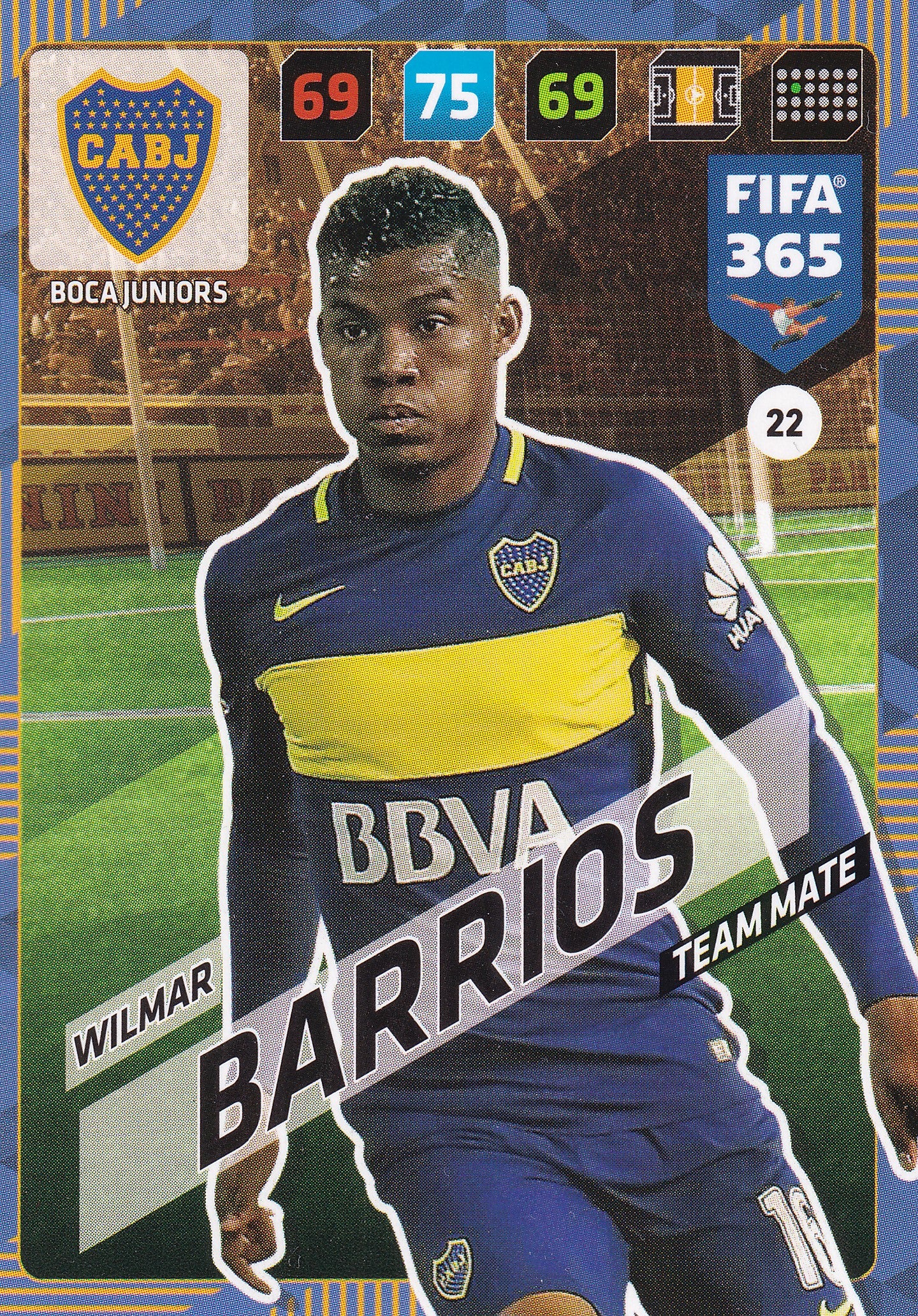 022. WILMAR BARRIOS - BOCA JUNIORS - TEAM MATE