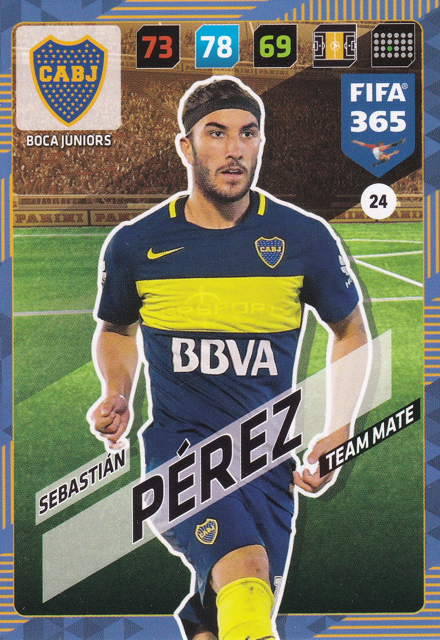 024. SEBASTIÁN PÉREZ - BOCA JUNIORS - TEAM MATE
