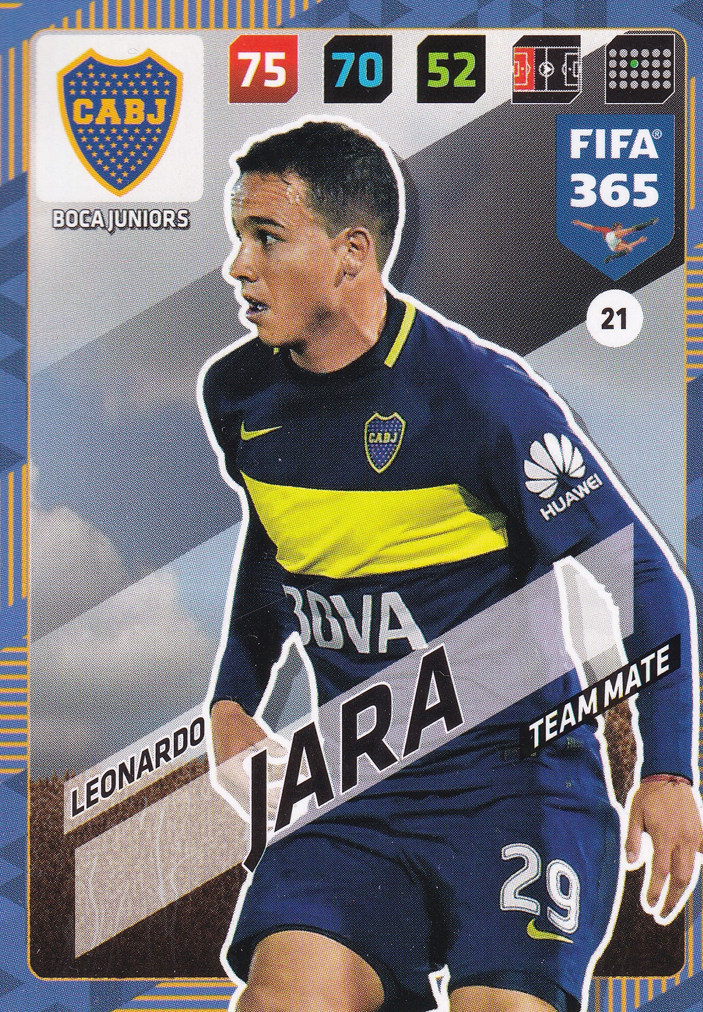 021. LEONARDO JARA - BOCA JUNIORS - TEAM MATE
