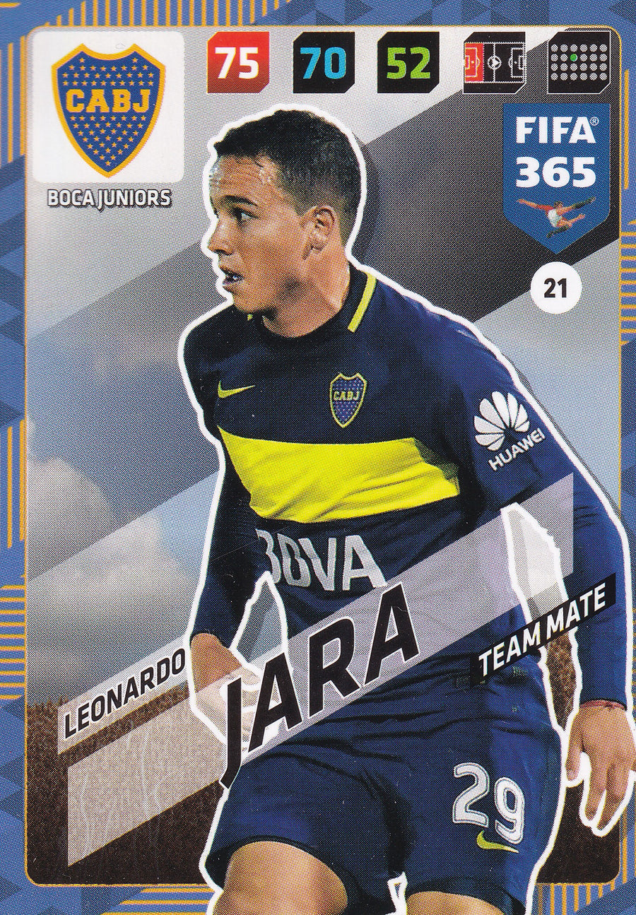 021. LEONARDO JARA - BOCA JUNIORS - TEAM MATE