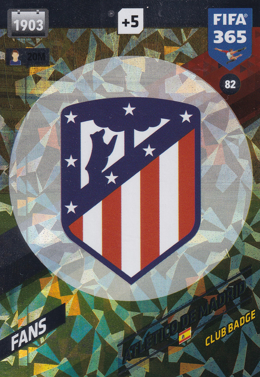 082. ATLÉTICO DE MADRID - SPANIA - FANS - CLUB BADGE