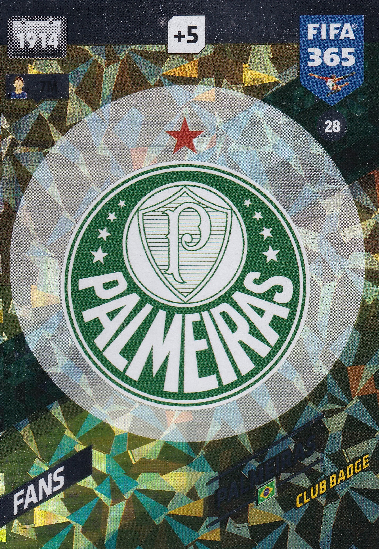 028. PALMEIRAS - BRASIL - CLUB BADGE