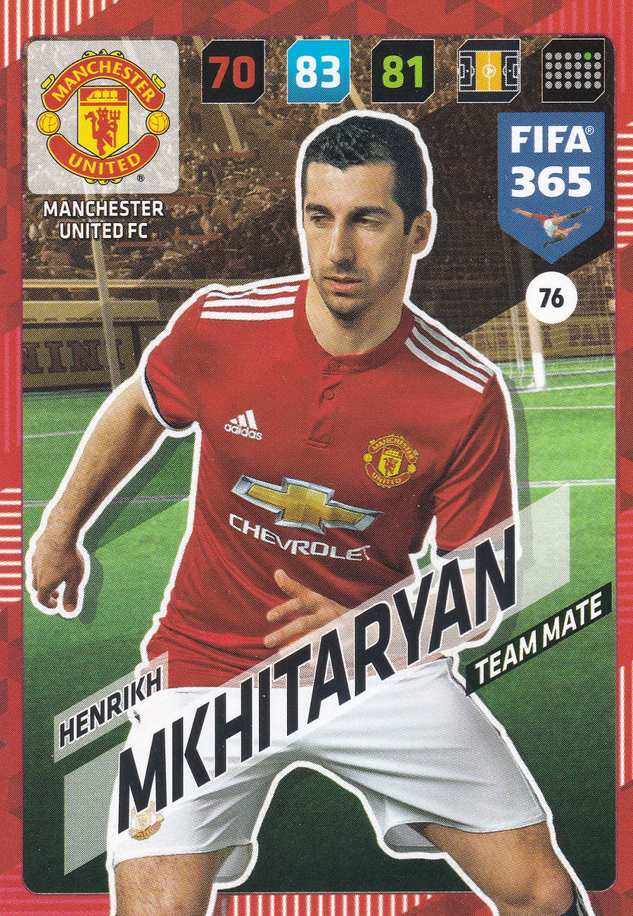 076. HENRIKH MKHITARYAN - MANCHESTER UNITED - TEAM MATE