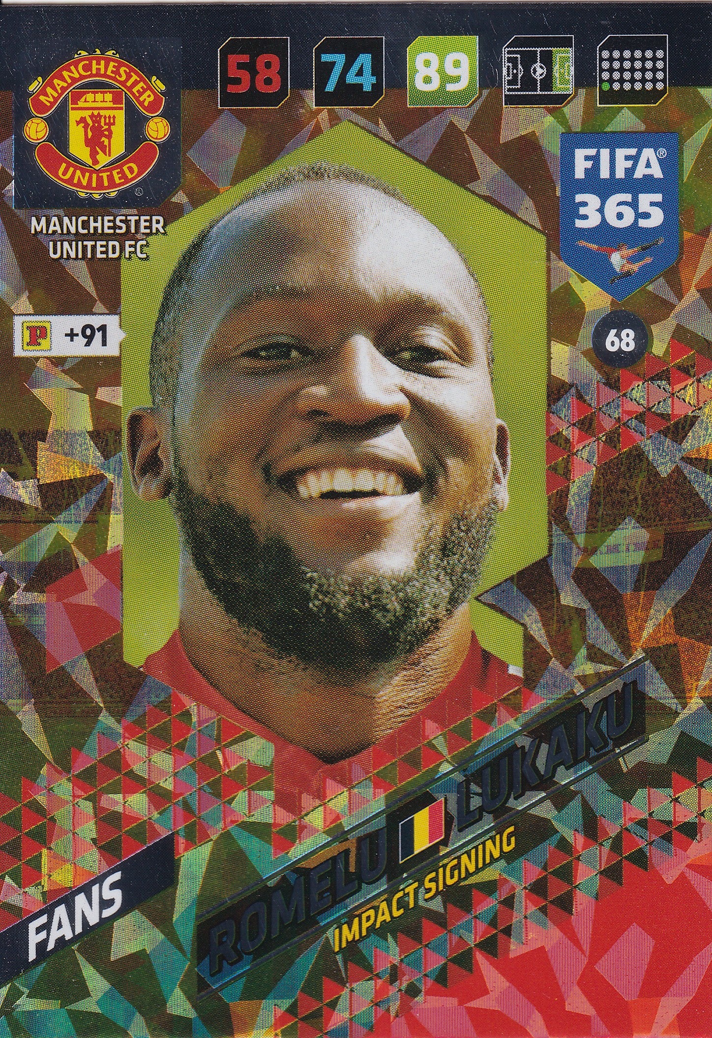 068. ROMELU LUKAKU - MANCHESTER UNITED - FANS - IMPACT SIGNING