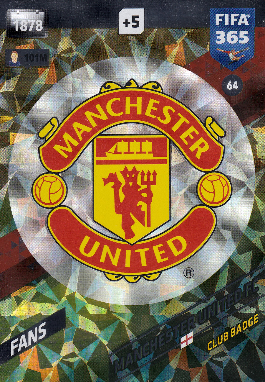 064. MANCHESTER UNITED - ENGLAND - FANS - CLUB BADGE