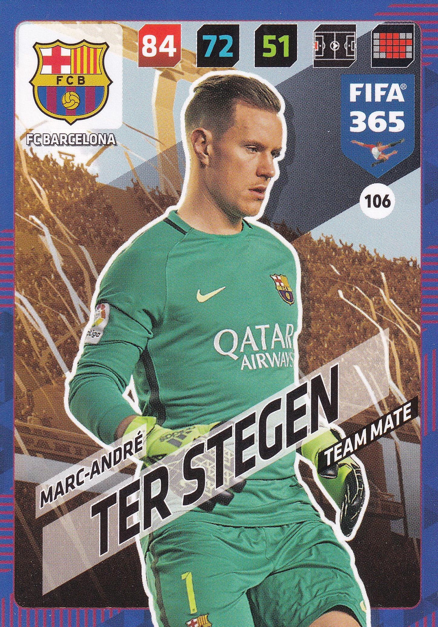 106. MARC-ANDRÉ TER STEGEN - FC BARCELONA - TEAM MATE