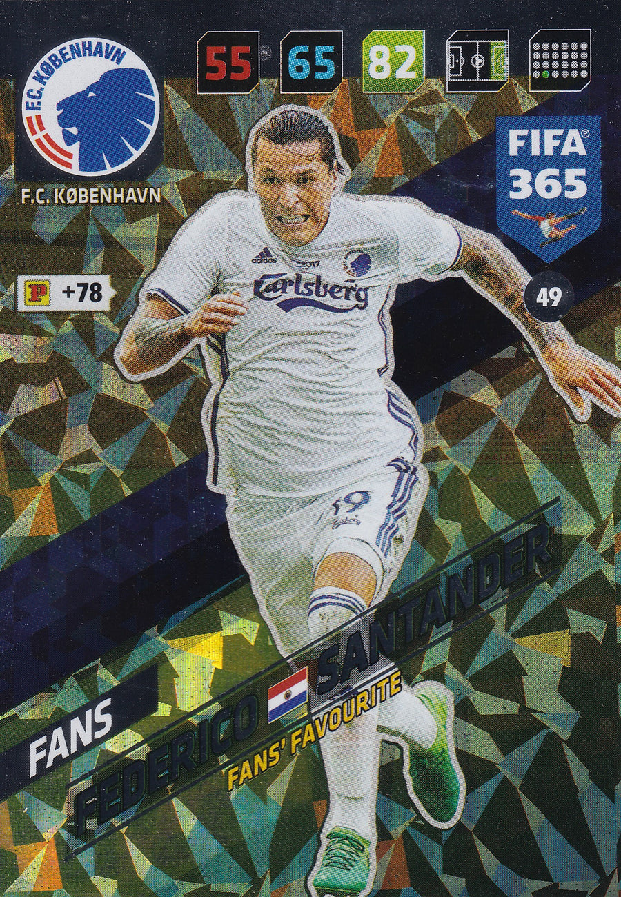 049. FEDERICO SANTANDER - F.C. KØBENHAVN - FANS - FANS’ FAVOURITE