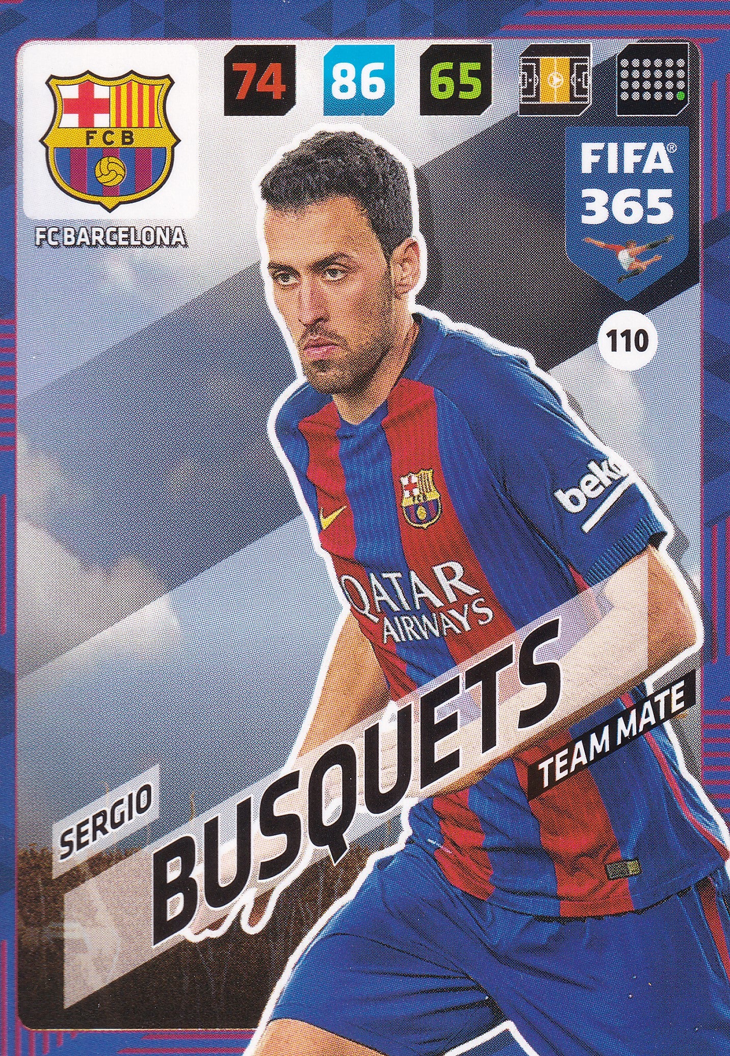 110. SERGIO BUSQUETS - FC BARCELONA - TEAM MATE