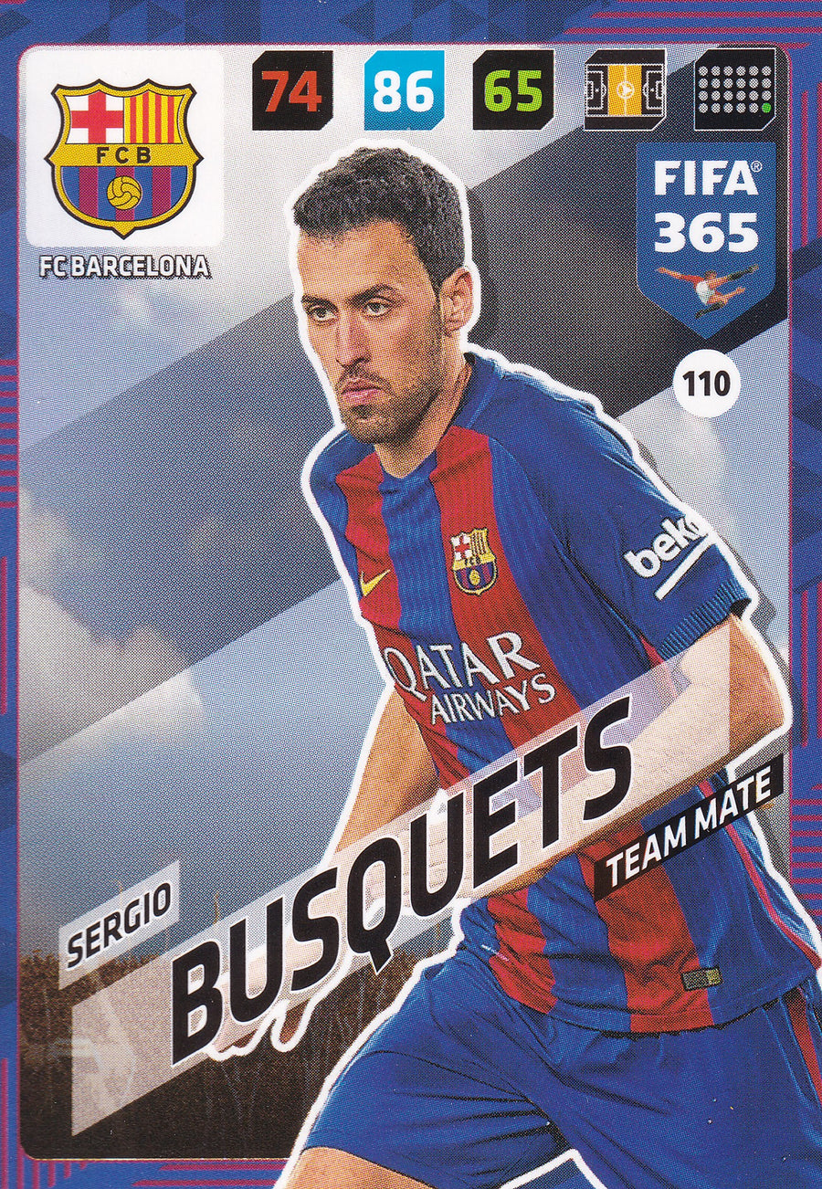 110. SERGIO BUSQUETS - FC BARCELONA - TEAM MATE
