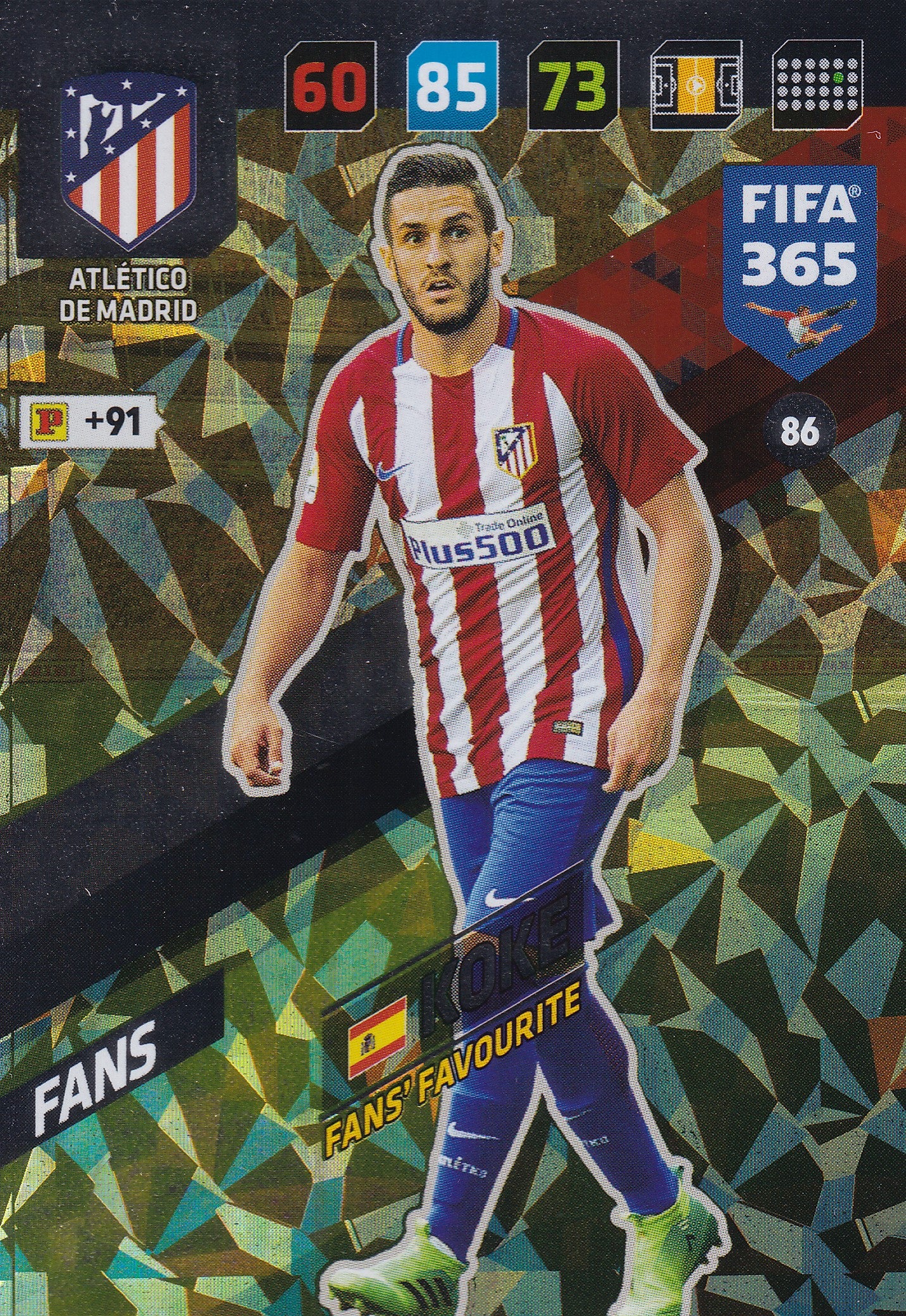 086. KOKE - ATLÉTICO DE MADRID - FANS - FANS’ FAVOURITE
