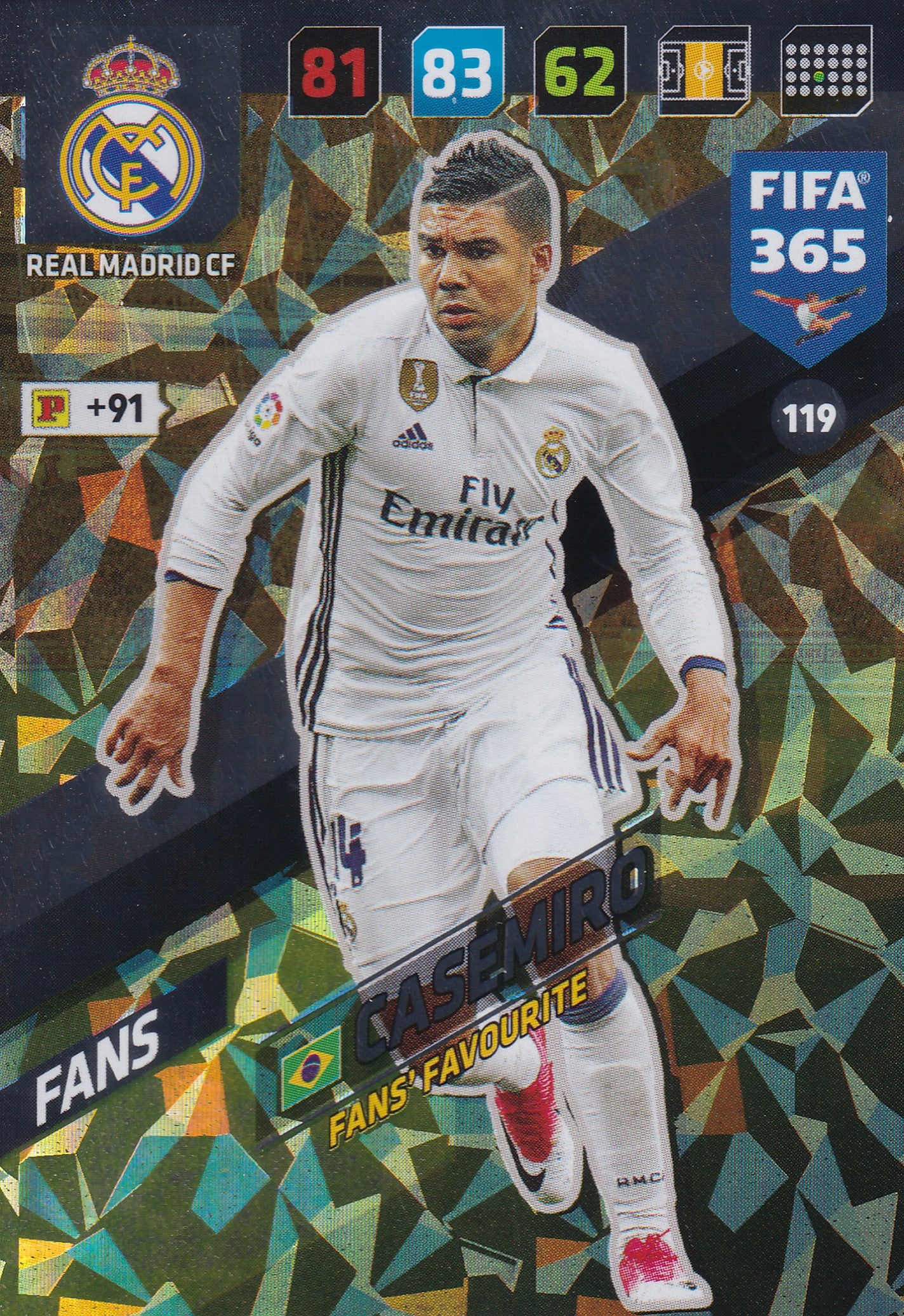 119. CASEMIRO - REAL MADRID CF - FANS - FANS’ FAVOURITE