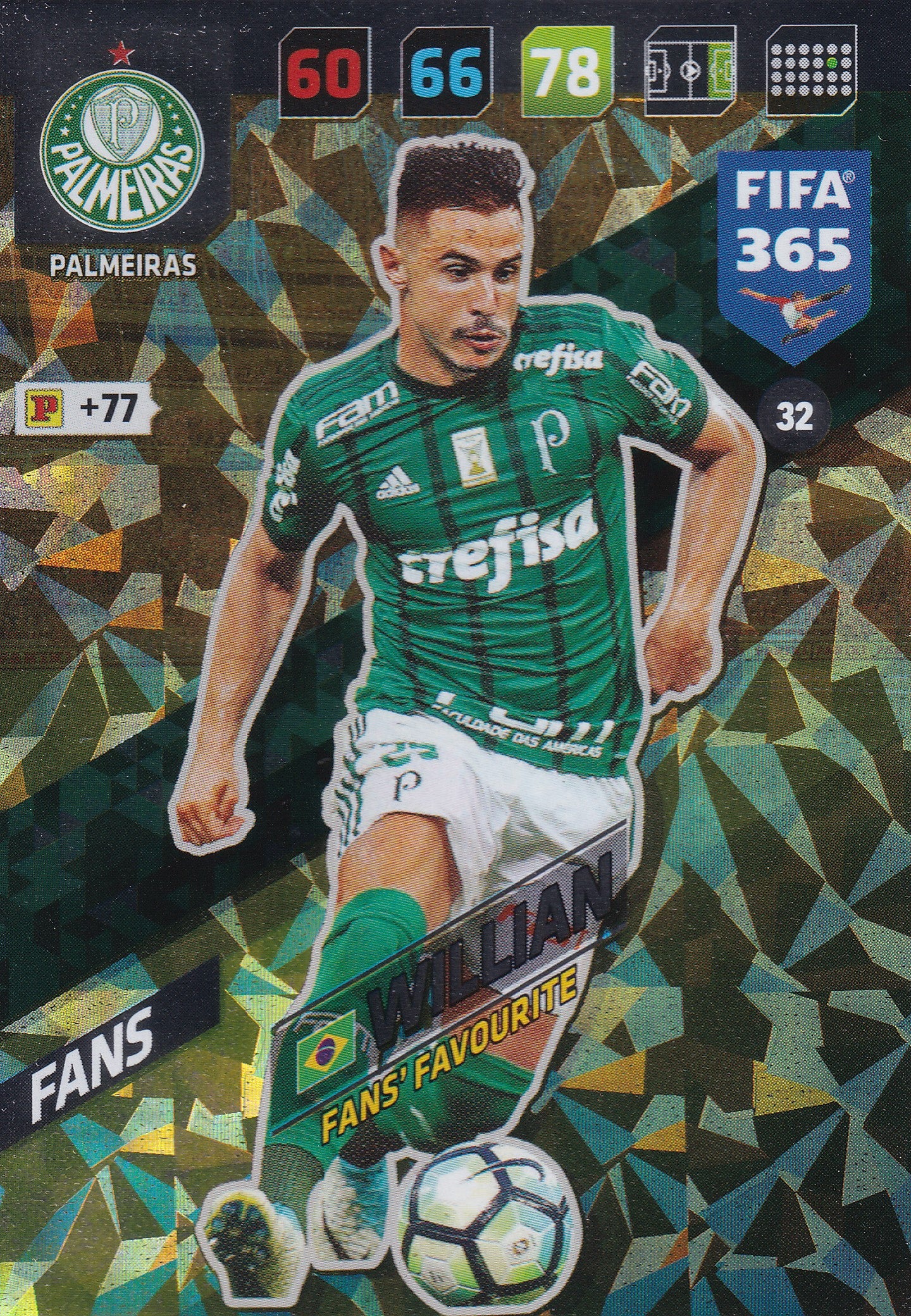 032. WILLIAN - PALMEIRAS - FANS - FANS’ FAVOURITE