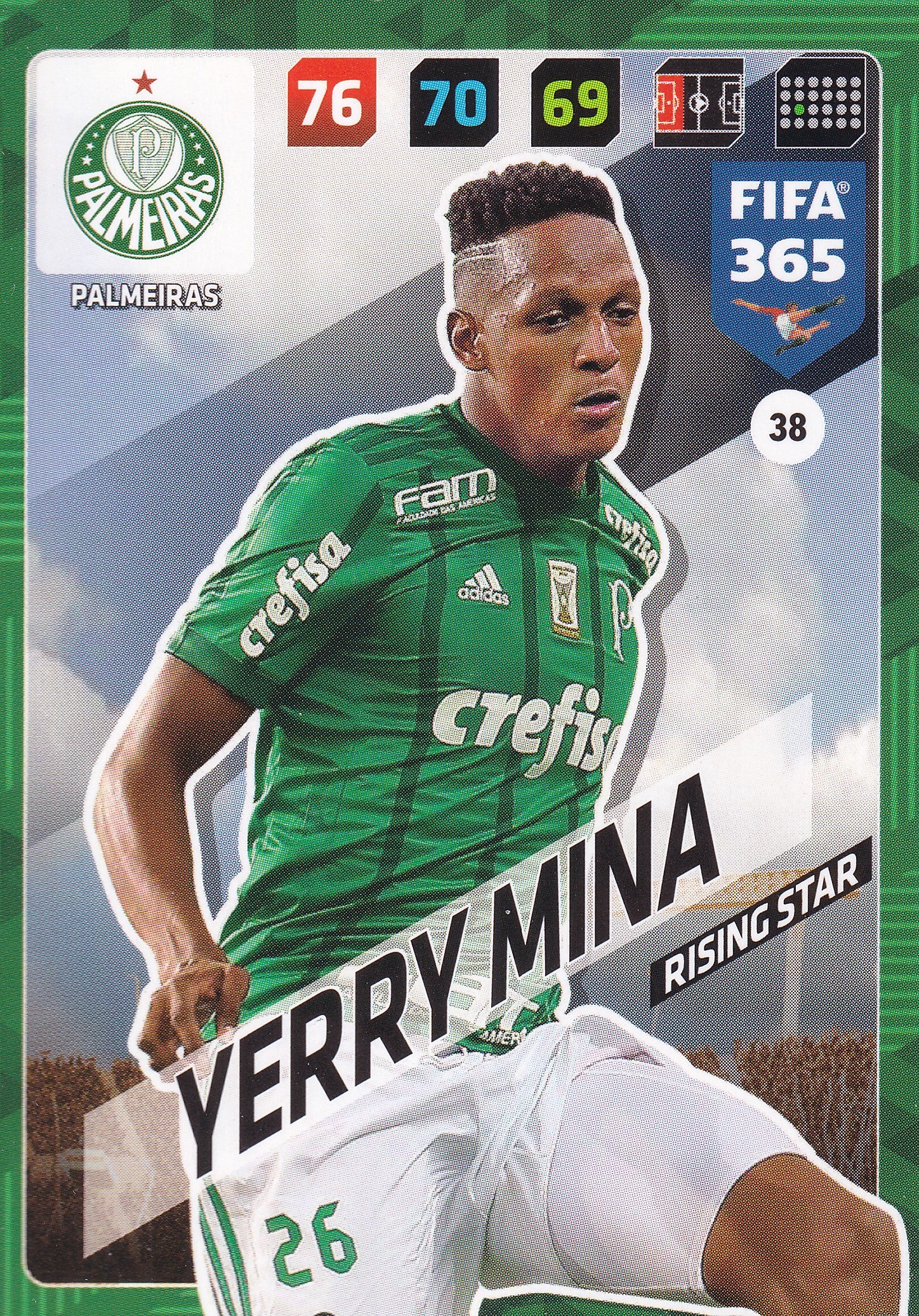 038. YERRY MINA - PALMEIRAS - RISING STAR