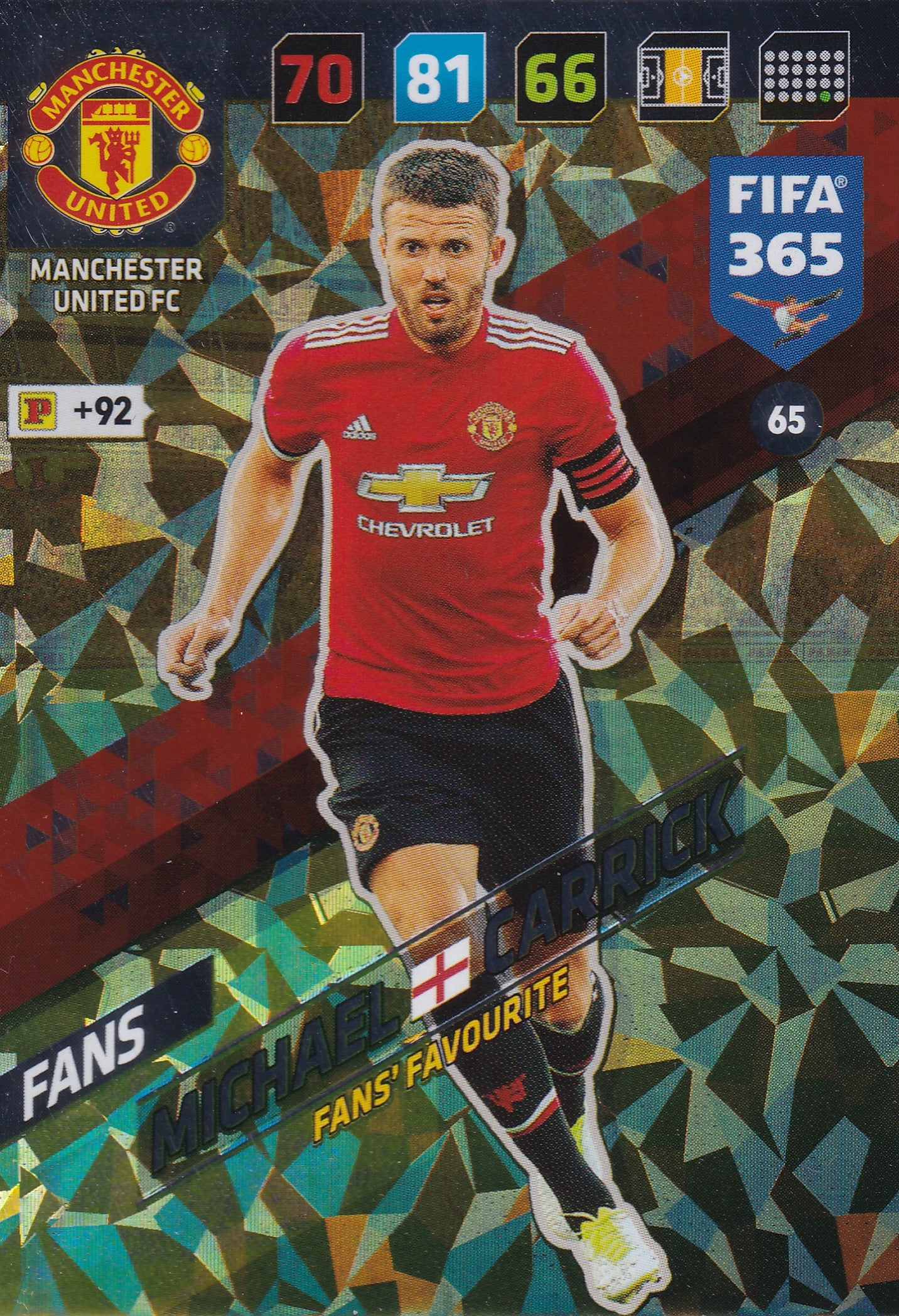 065. MICHAEL CARRICK - MANCHESTER UNITED - FANS - FANS FAVOURITE