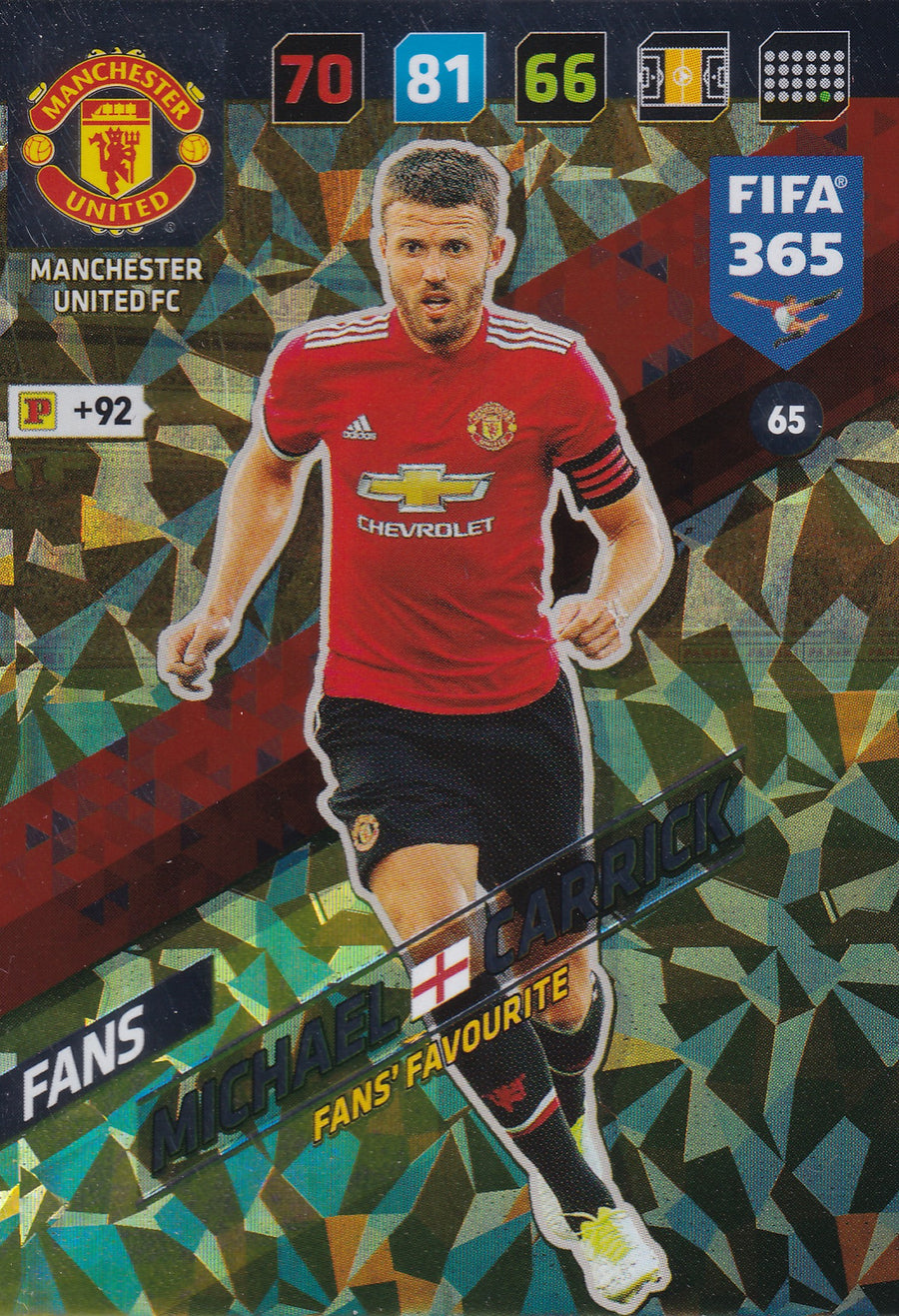 065. MICHAEL CARRICK - MANCHESTER UNITED - FANS - FANS FAVOURITE