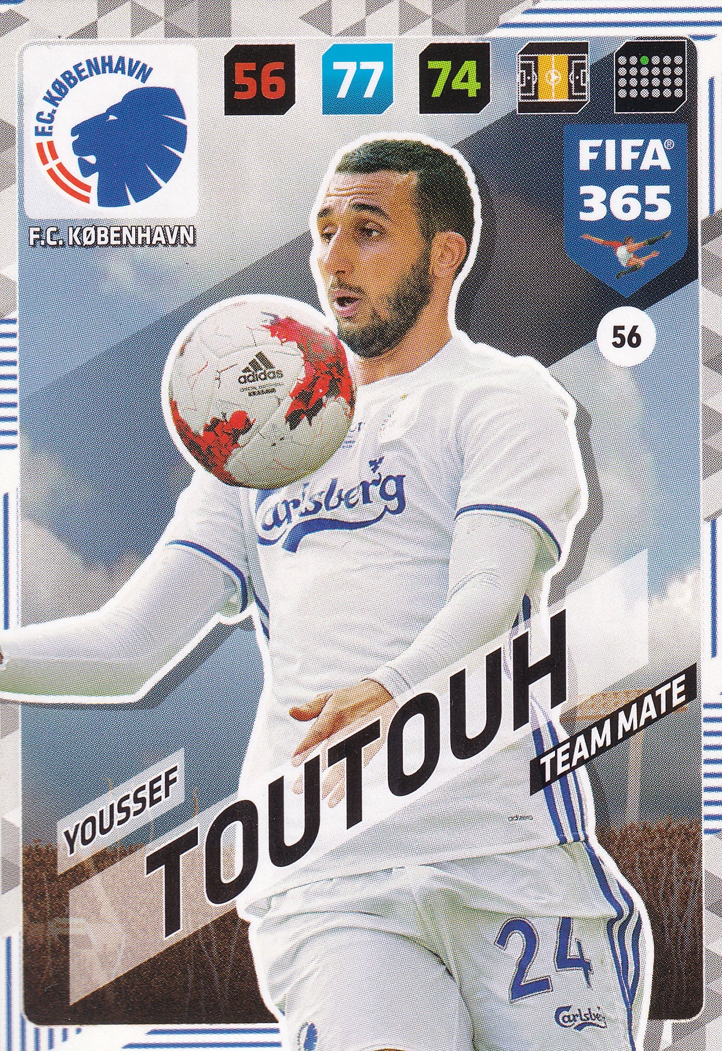 056. YOUSSEF TOUTOUH - F.C. KØBENHAVN - TEAM MATE