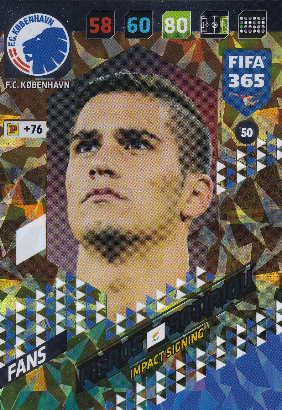 050. PIEROS SORIRIOU - F.C. KØBENHAVN - FANS - IMPACT SIGNING