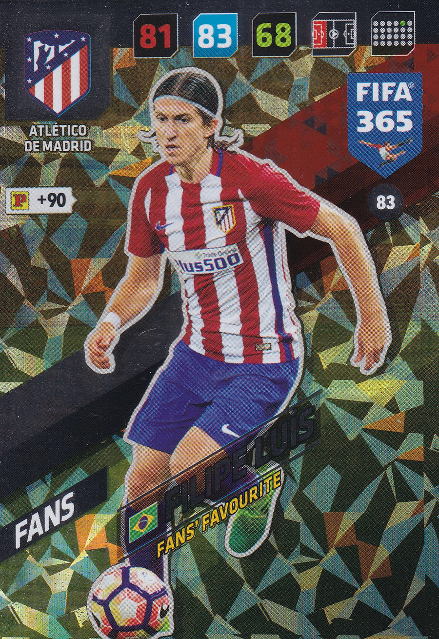 083. FILIPE LUIS - ATLÉTICO DE MADRID - FANS - FANS’ FAVOURITE