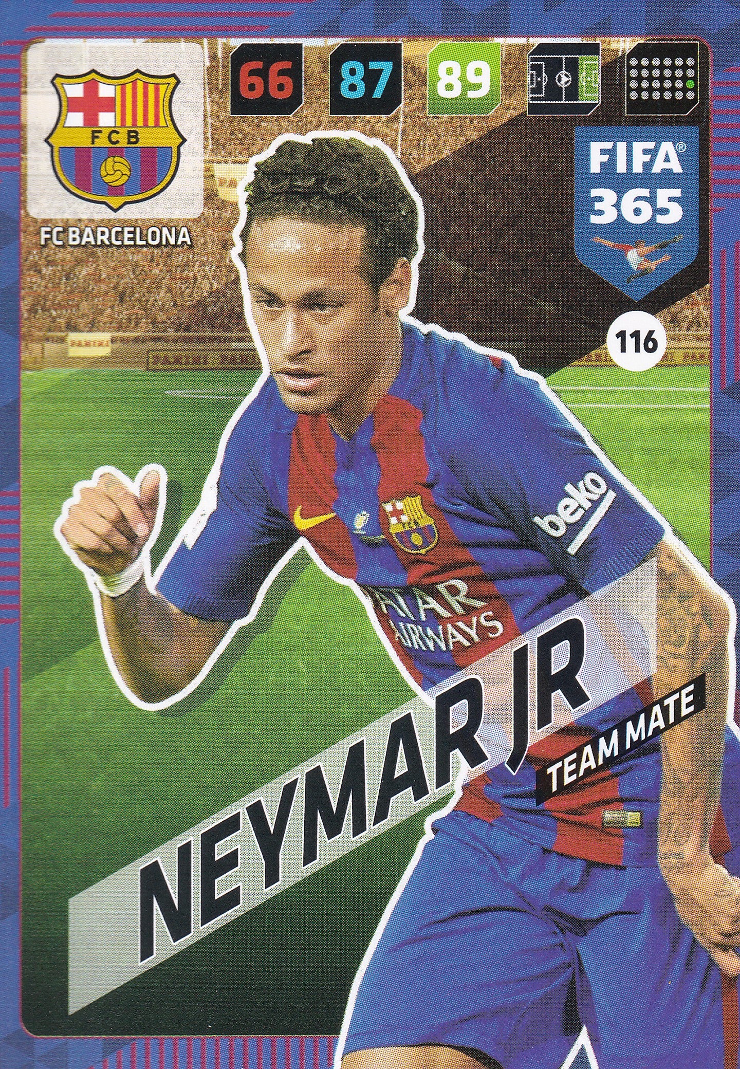 116. NEYMAR JR. - FC BARCELONA - TEAM MATE