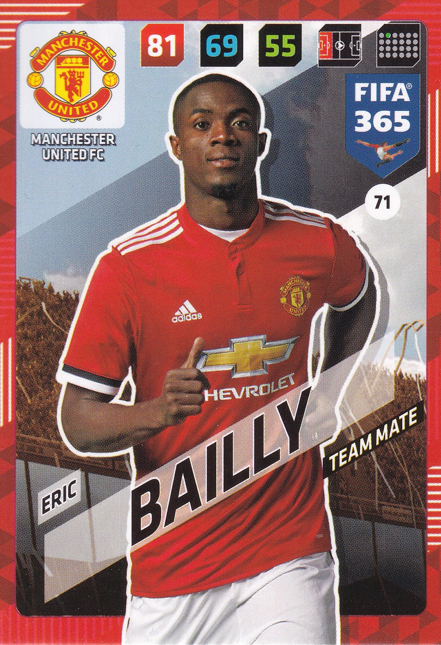 071. ERIC BAILLY - MANCHESTER UNITED - TEAM MATE
