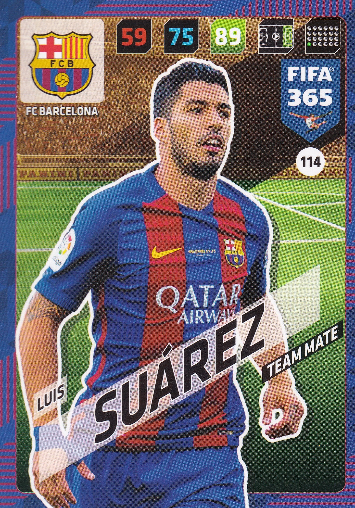 114. LUIS SUÁREZ - FC BARCELONA - TEAM MATE