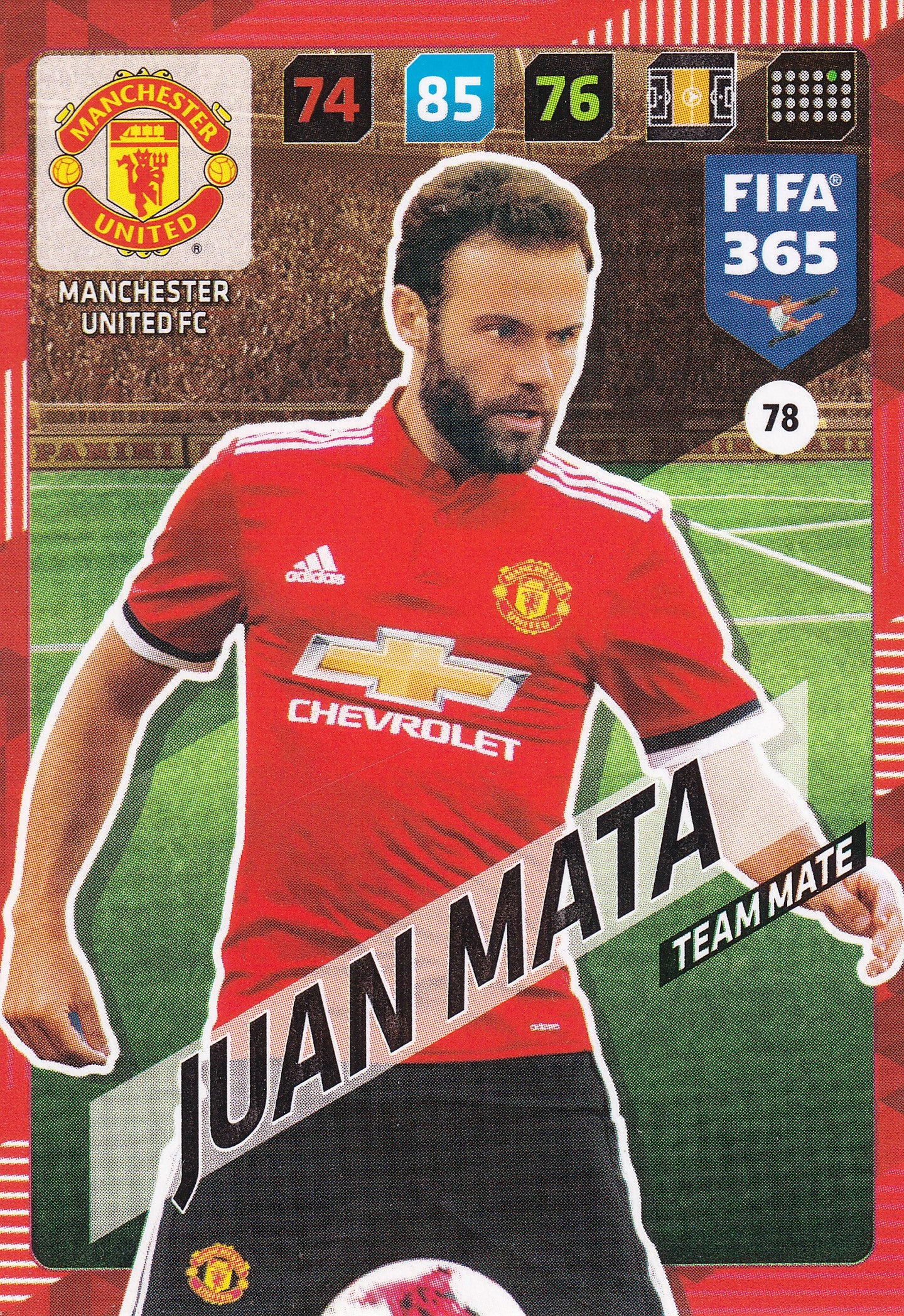 078. JUAN MATA - MANCHESTER UNITED - TEAM MATE