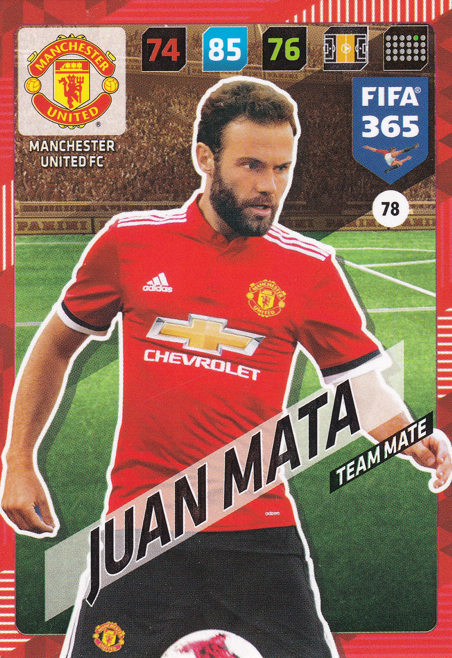 078. JUAN MATA - MANCHESTER UNITED - TEAM MATE