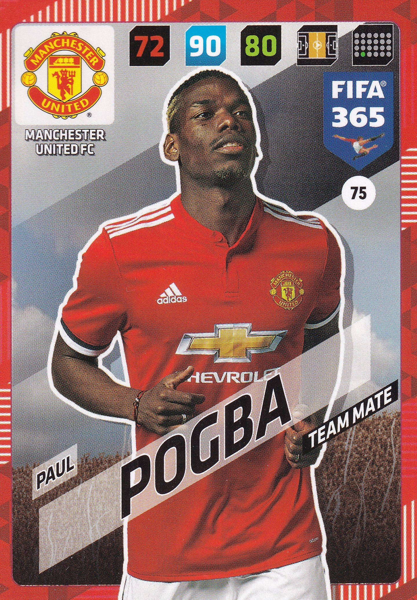 075. PAUL POGBA - MANCHESTER UNITED - TEAM MATE