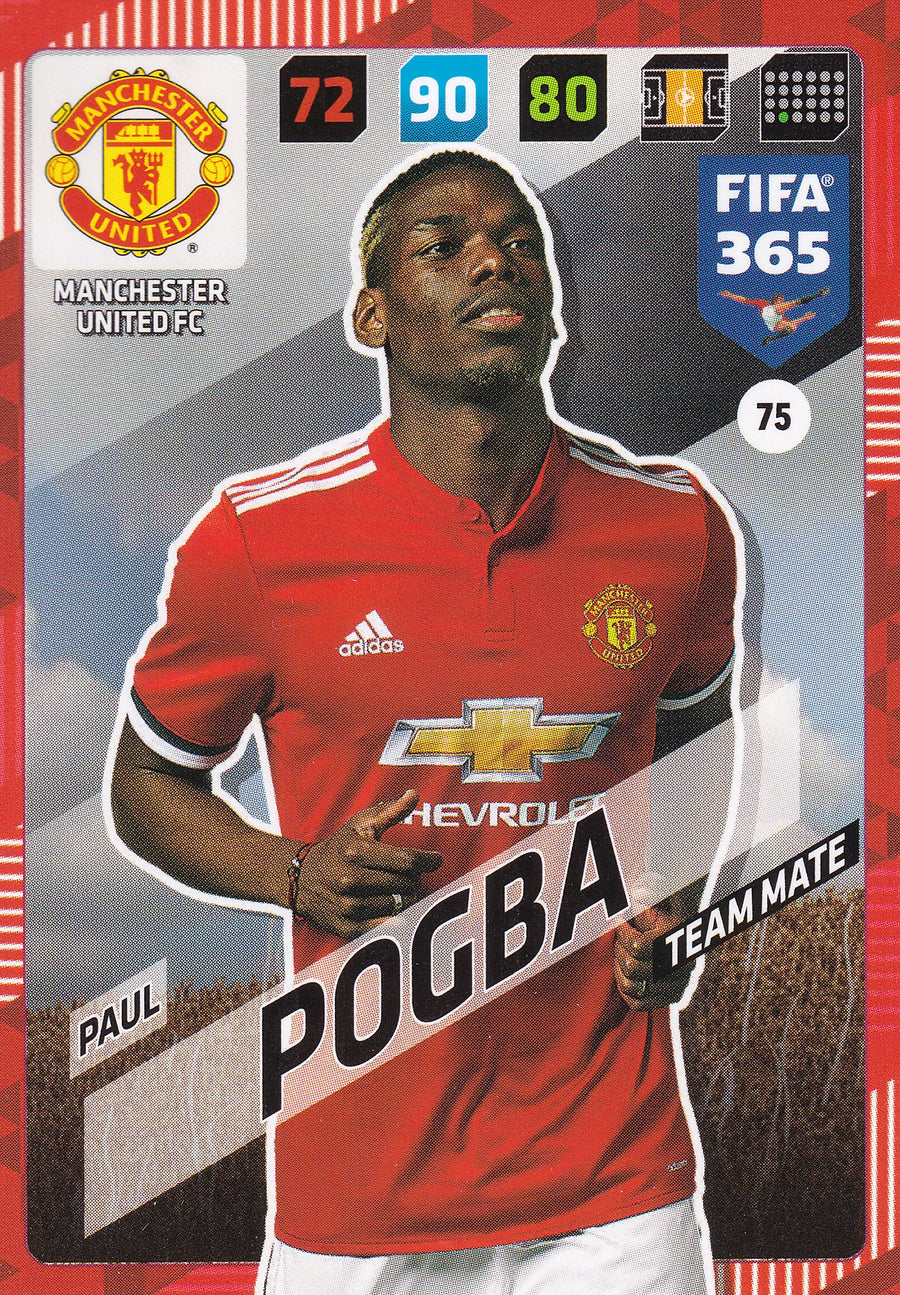 075. PAUL POGBA - MANCHESTER UNITED - TEAM MATE