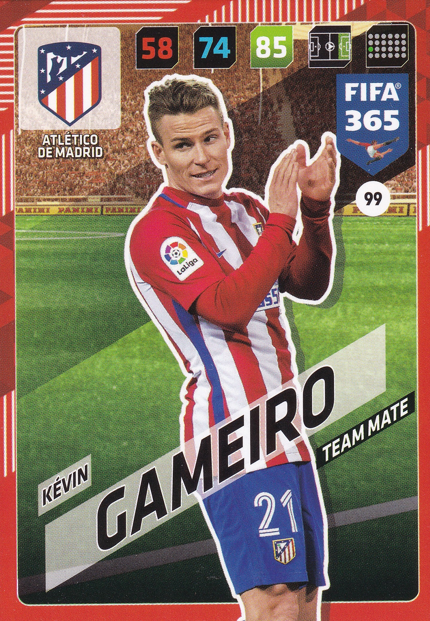 099. KÉVIN GAMEIRO - ATLÉTICO DE MADRID - TEAM MATE